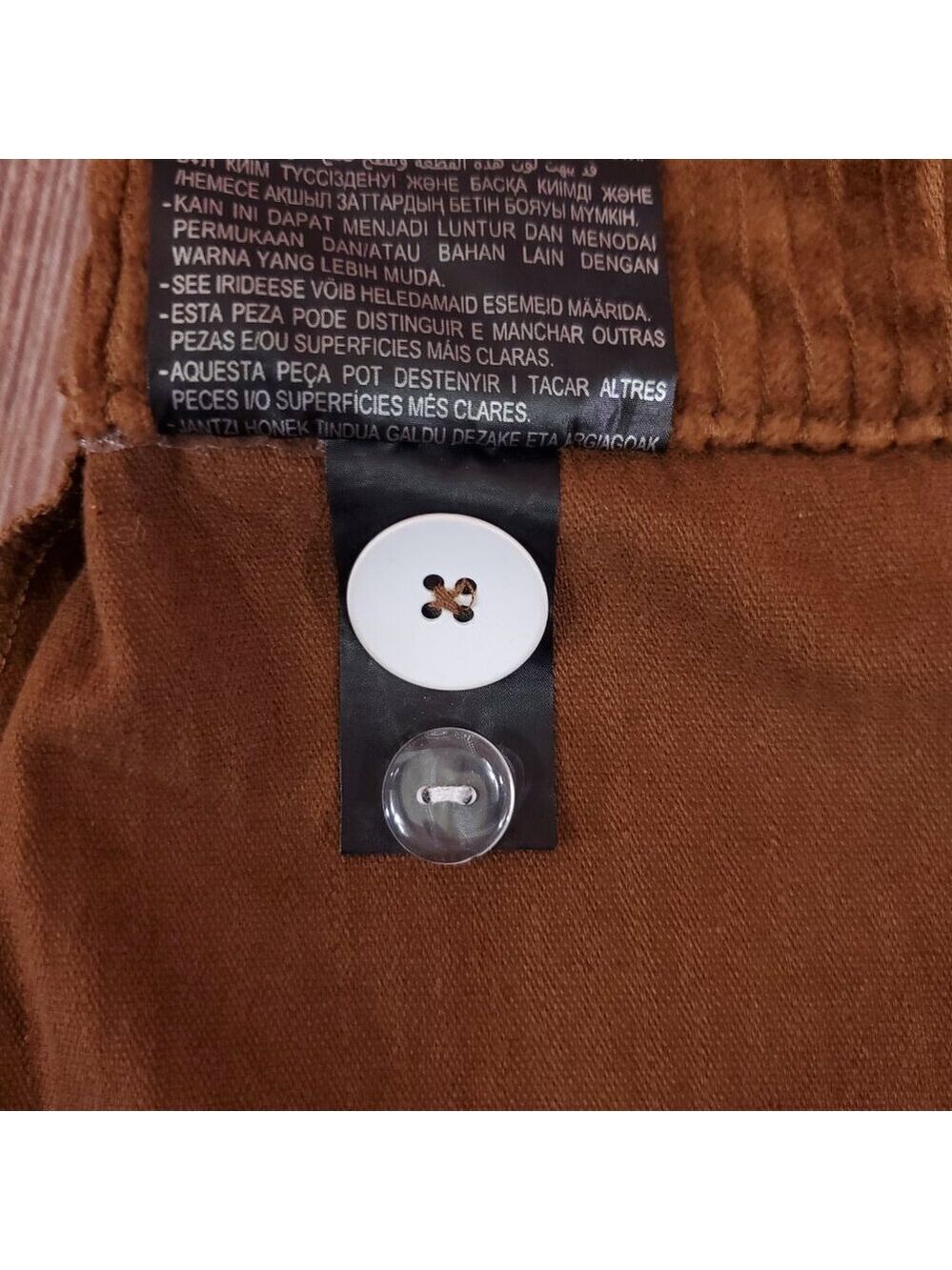 NWT Zara Womens Size 2 The Marine Culotte in Sweet Corduoiry Wide Leg Pants - Picture 14 of 15